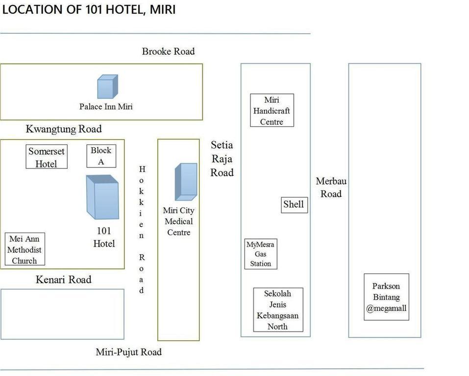 101 Hotel Miri Exteriér fotografie